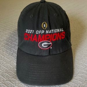 '47 Univ. of Georgia Bulldogs Football 2021 CFP National Champions hat. Black.
